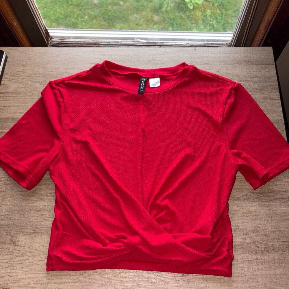 Divided Red crop top